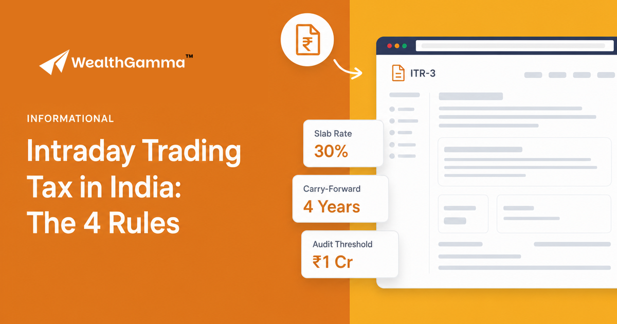 Intraday Trading Tax in India: The 4 Rules